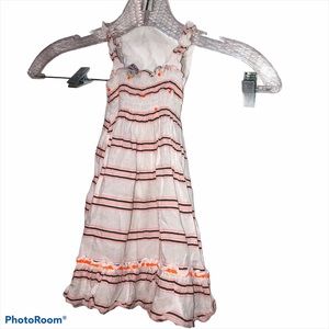 Chaco Beach kids striped neon girls dress 2 years EUC